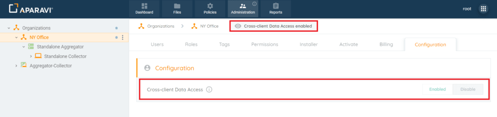 Logged in as top admin enabled — Enabling Cross-Client Data Access