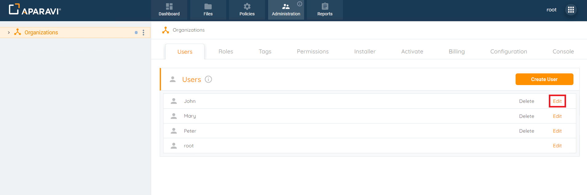 Verify the Role application in the Users subtab by checking the User Roles field in the user's Pr...