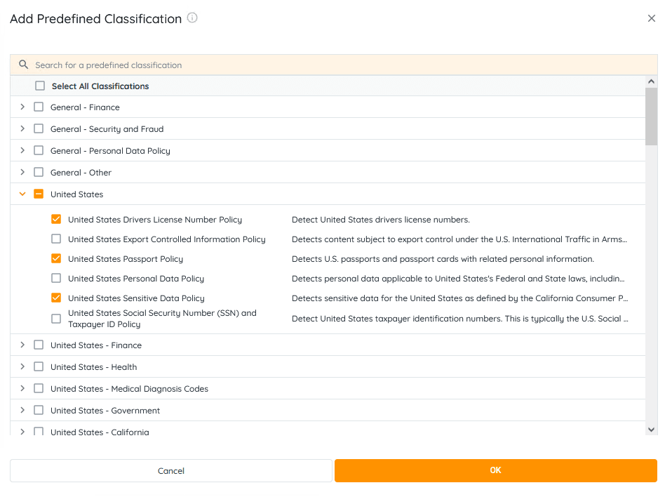 This will add the classification to the list of available classifications