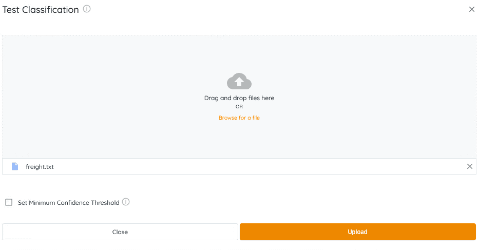 Once you are happy with your classification, you can TEST the code by clicking TEST and providing...