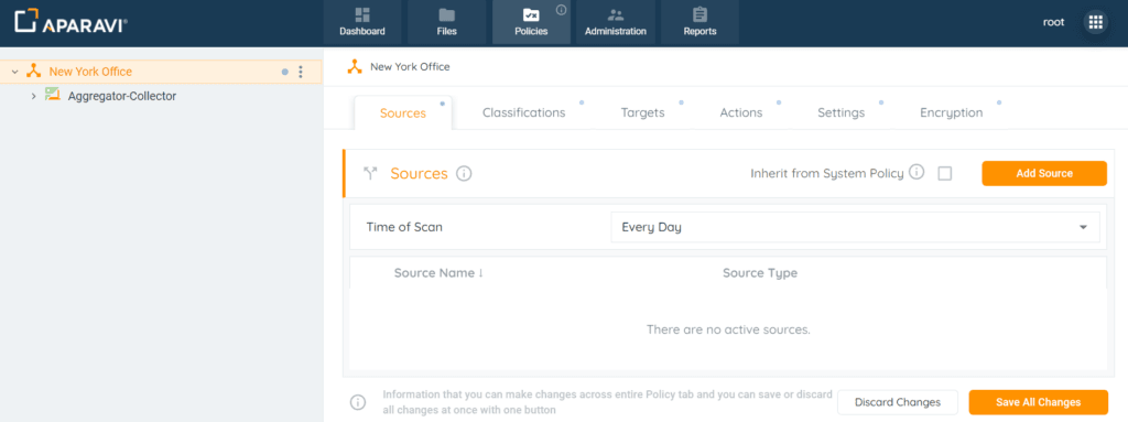Sources Overview — Delete