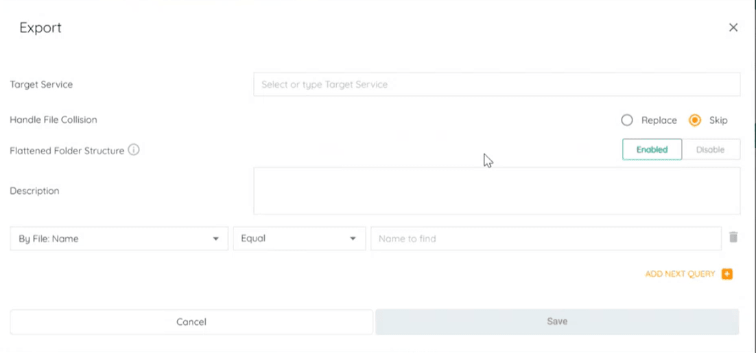 Flatten out on file path for Data Action - Exports: we've introduced a new toggle called "Flatten Folder Structure" in ...