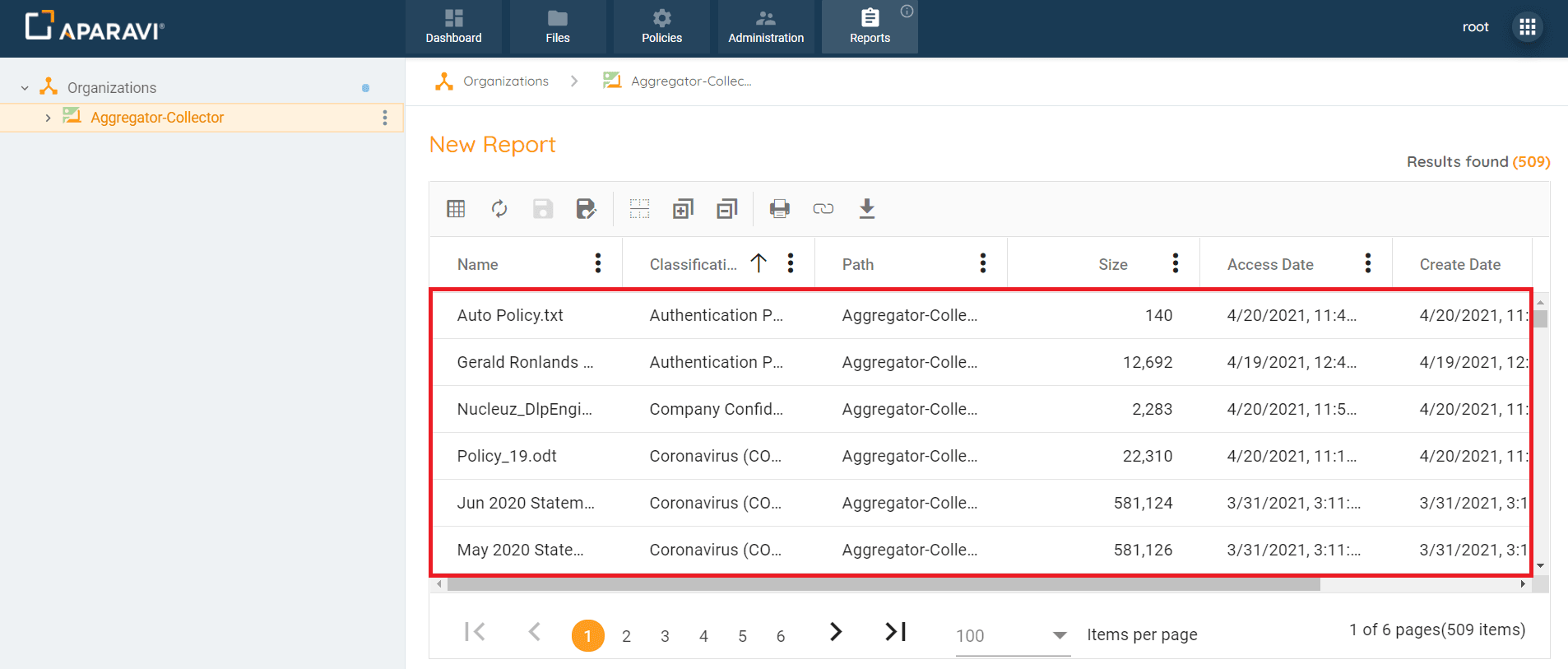 The results should now be available based on the query prepared