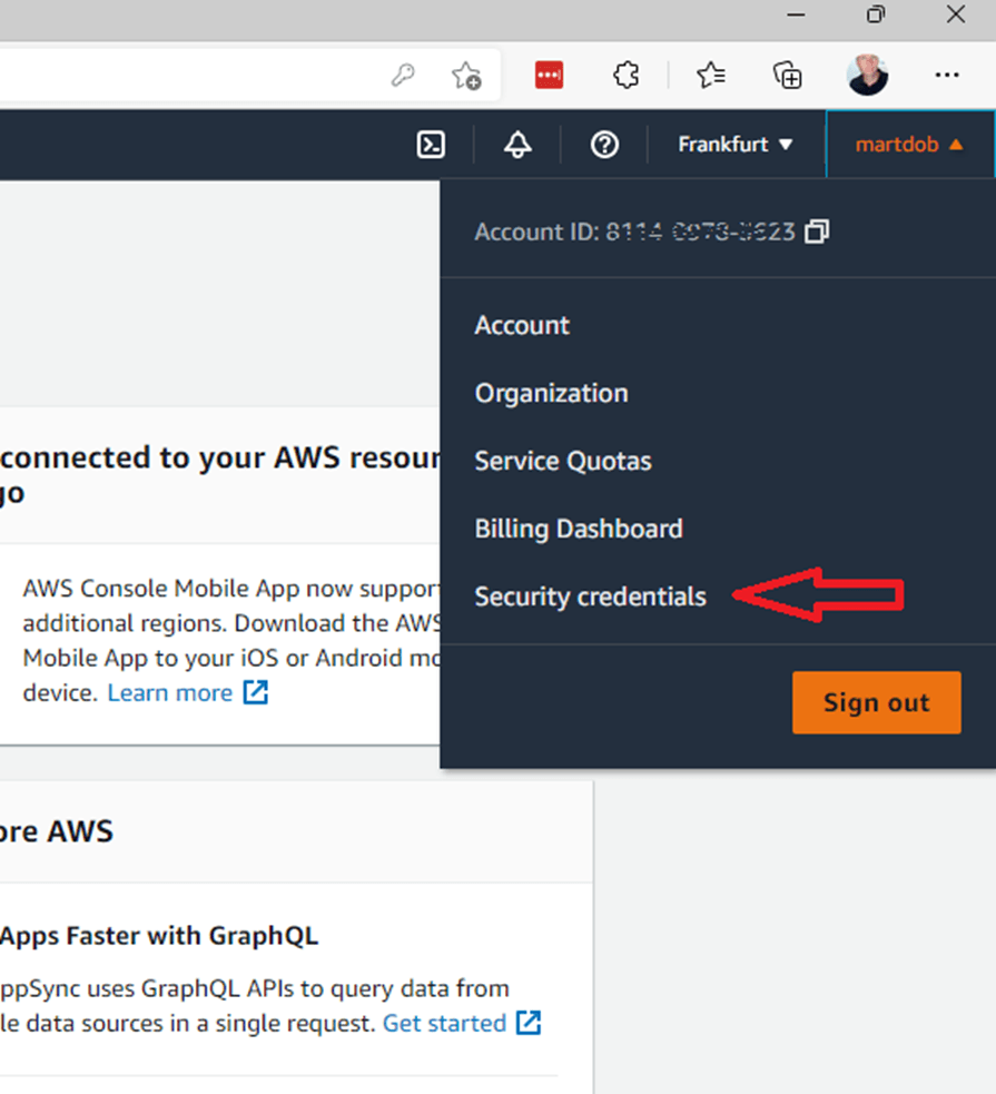 1 image — Target Service Options for use with AWS S3 Bucket
