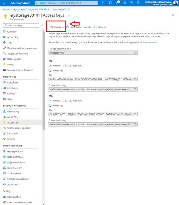 Targets Azure