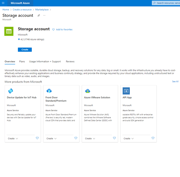 Targets Azure