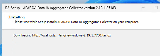 Occasionally, the installer will have to wait for the files to finish copying. Once the PROGRAMDA...