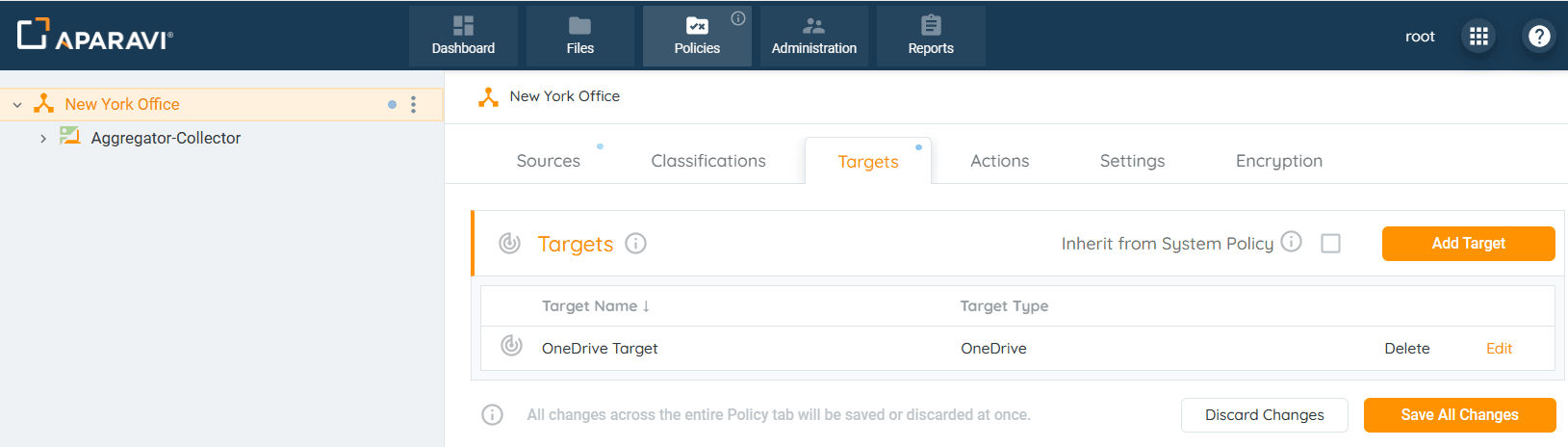 Save All Changes button