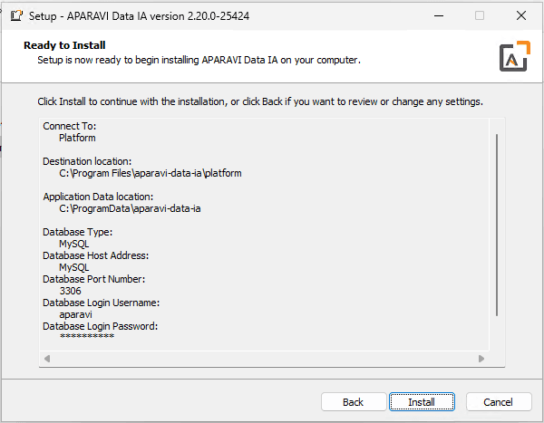 Finally it will begin the actual install