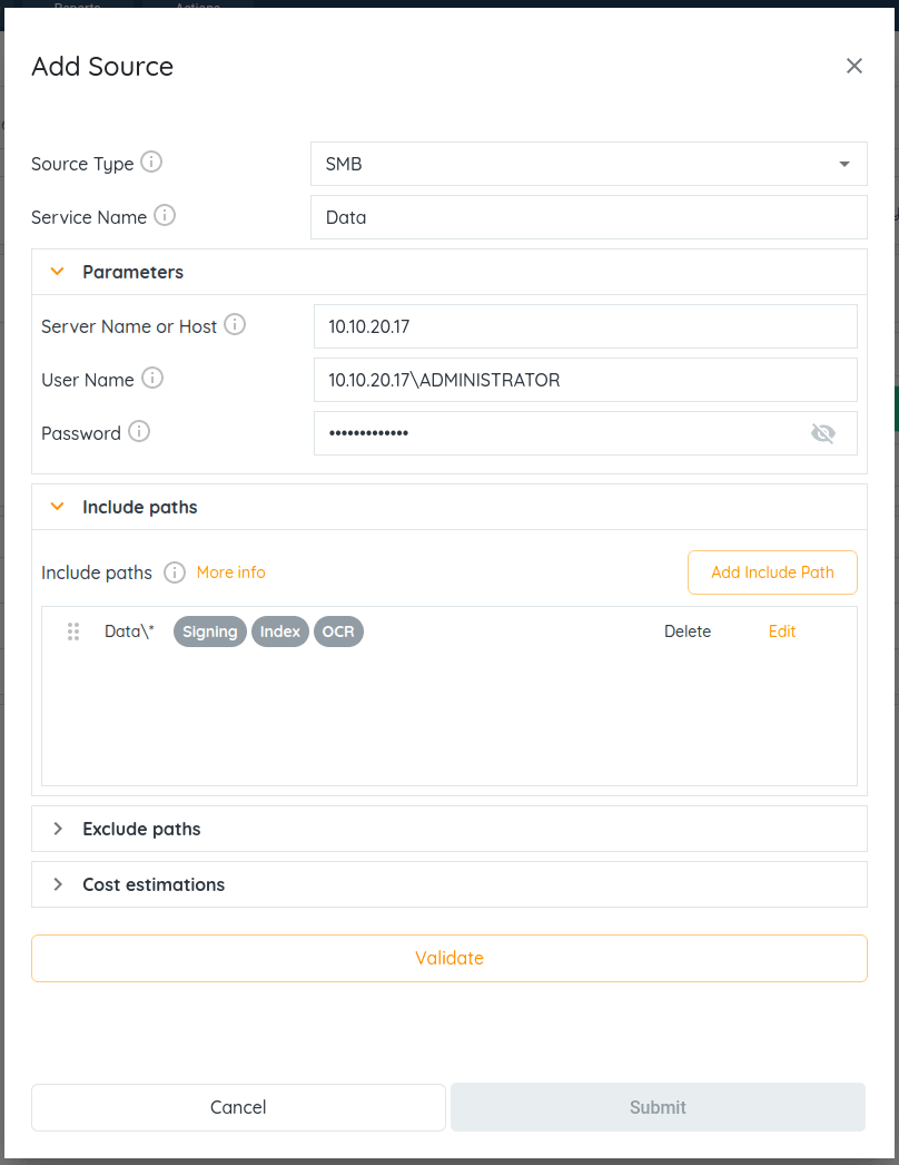 Exclude paths - The system will skip the path and not scan the folders and files within these def...