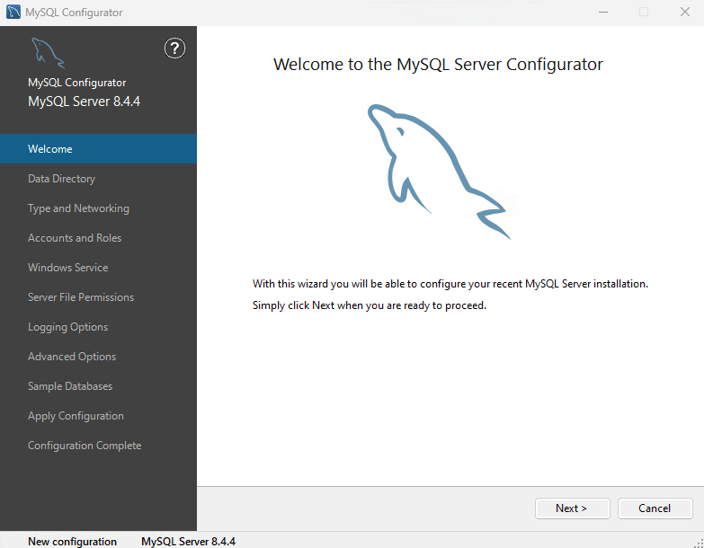 MySQL Server - Windows — Detailed Installation
