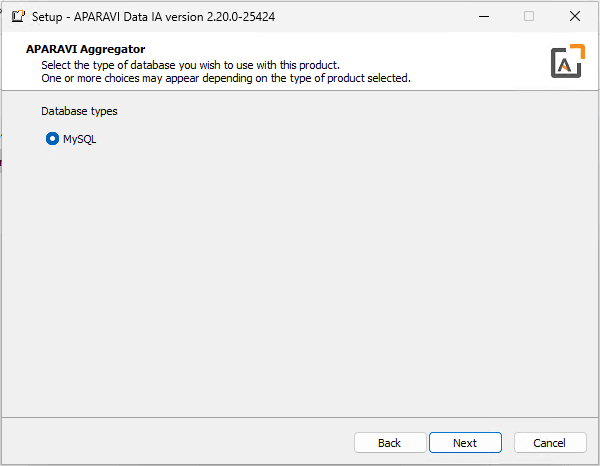 Several installs then ask how to connect to the database (currently only MySQL is supported but i...