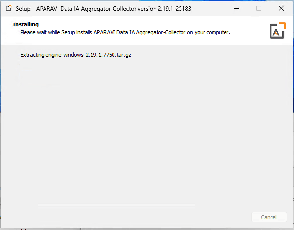 Occasionally, the installer will have to wait for the files to finish copying. Once the PROGRAMDA...