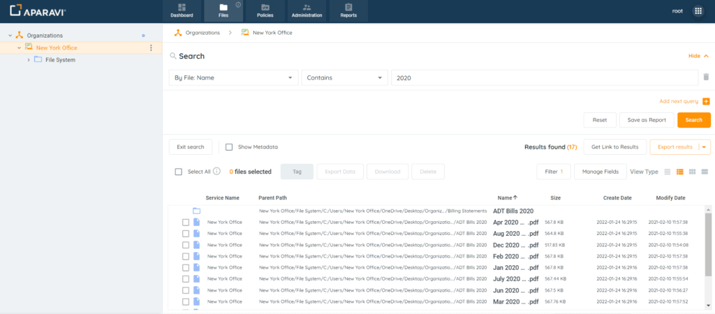 The files will no longer be searchable in basic queries. If needed to be still queried, use the I...