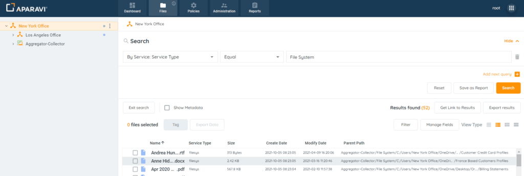 Purpose: 1. Directly above the search results, click on the Export Results button, located on the right-h...