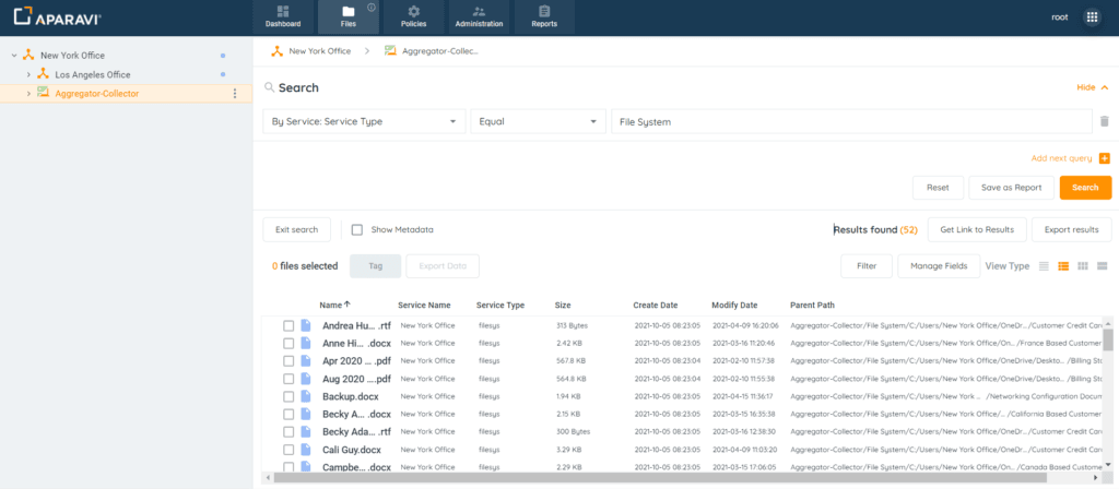 Purpose: 5. The Manage Fields pop-up box will close, and the new data fields will appear in the results w...